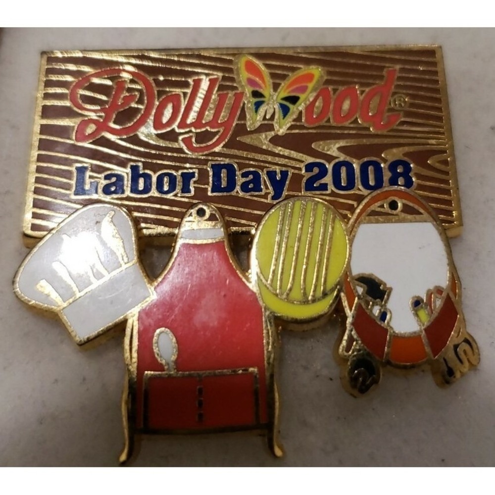 Dollywood Labor Day 2008 Limited Edition 500 Enamel Pin Dolly Parton Collectible